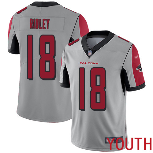 Atlanta Falcons Limited Silver Youth Calvin Ridley Jersey NFL Football 18 Inverted Legend